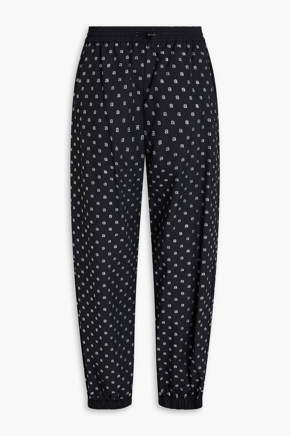 Alexander Wang Karottenhose Aus Taft Mit Kristallverzierung In Schwarz