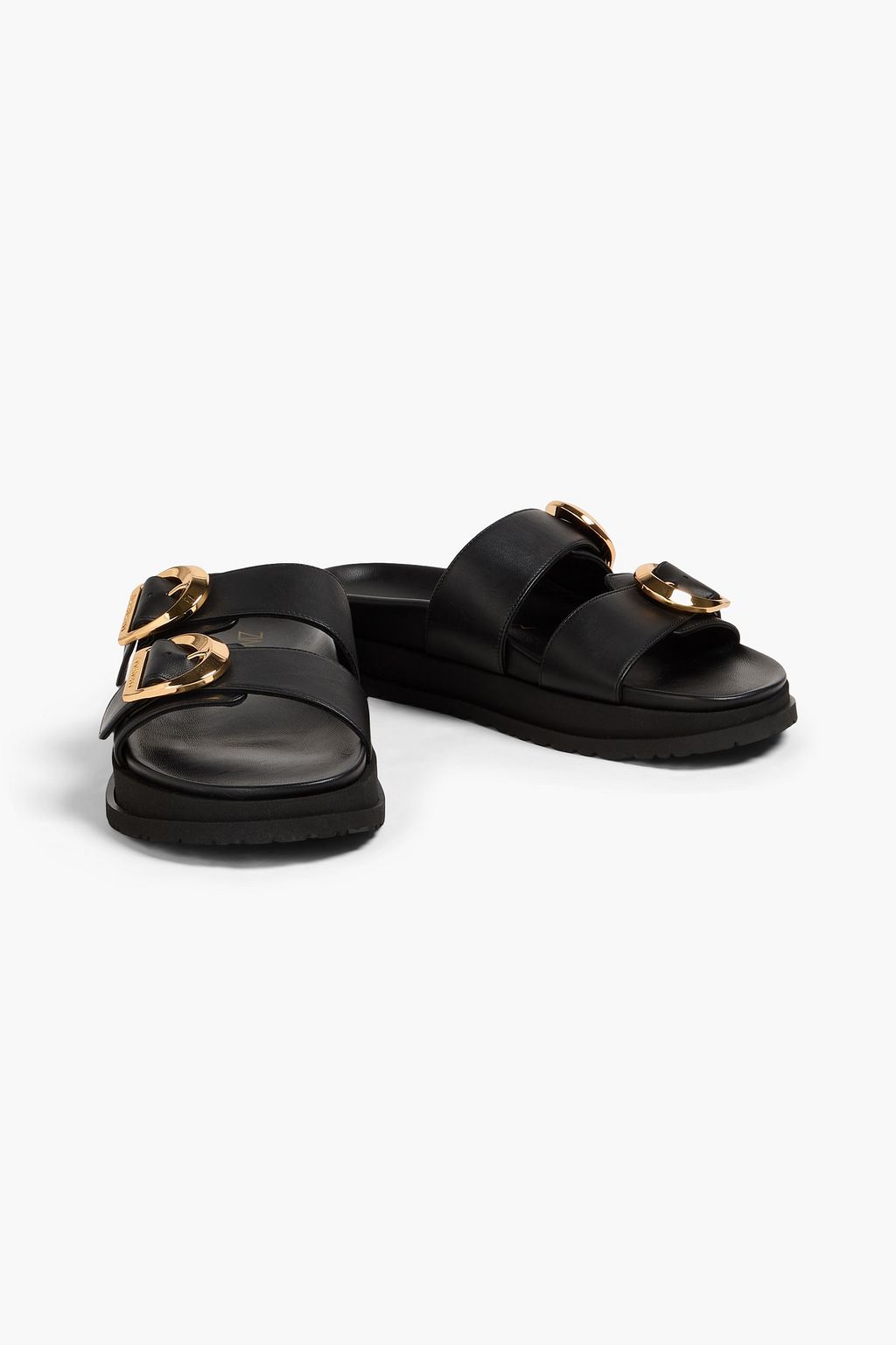 ZIMMERMANN Buckled leather platform sandals