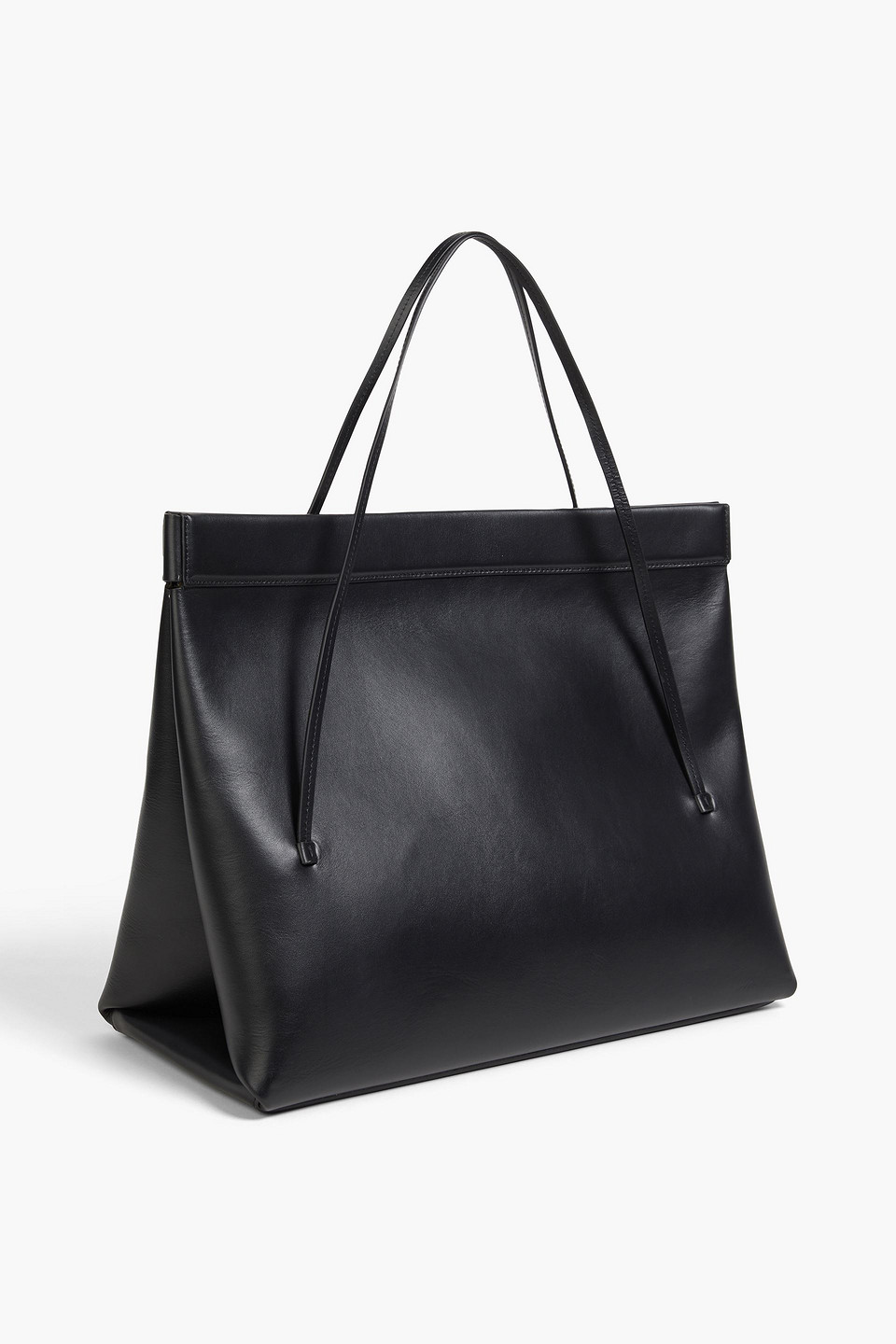 Wandler Joanna Leather Tote In Schwarz