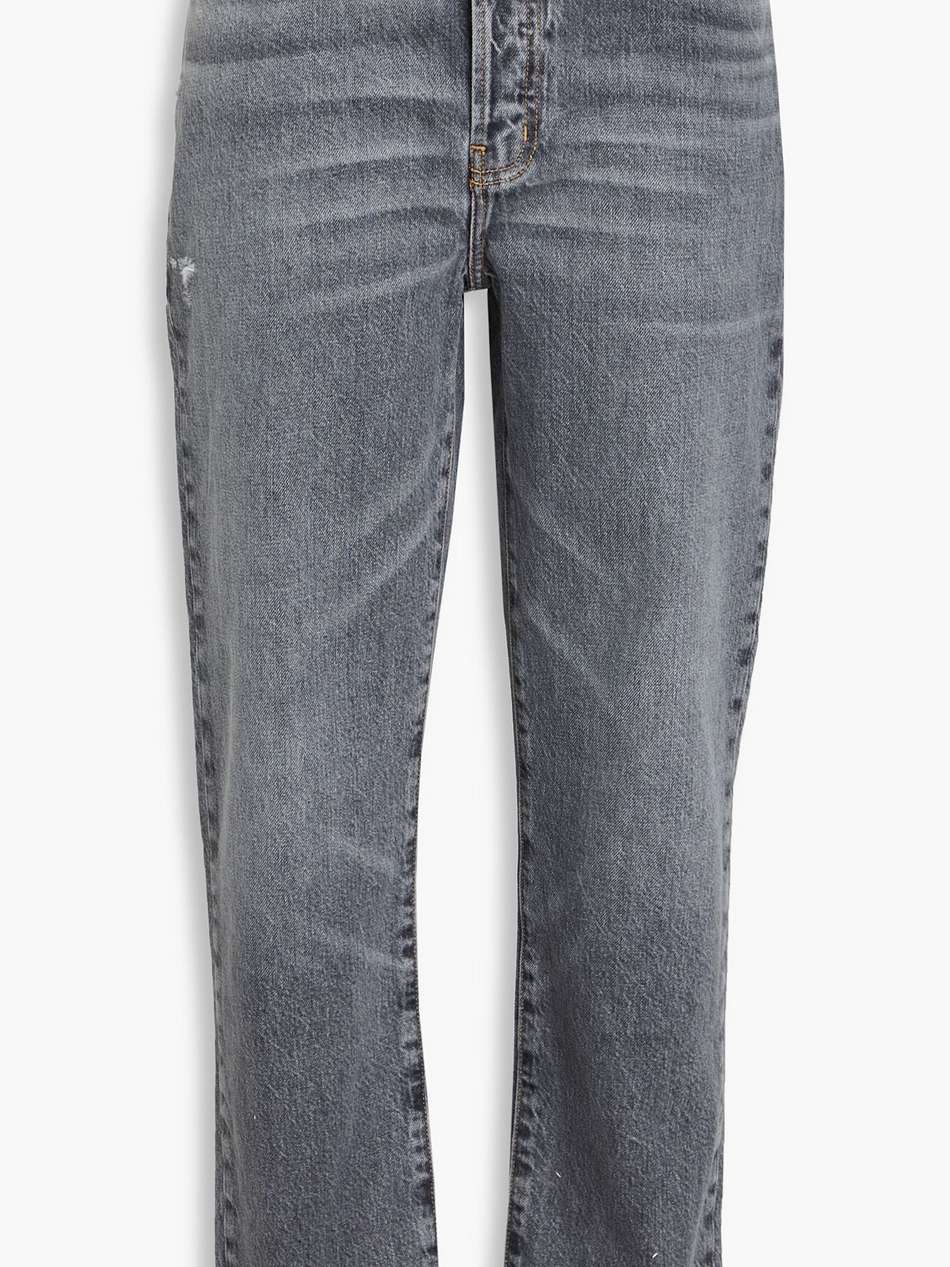 le mec high-rise straight-leg jeans
