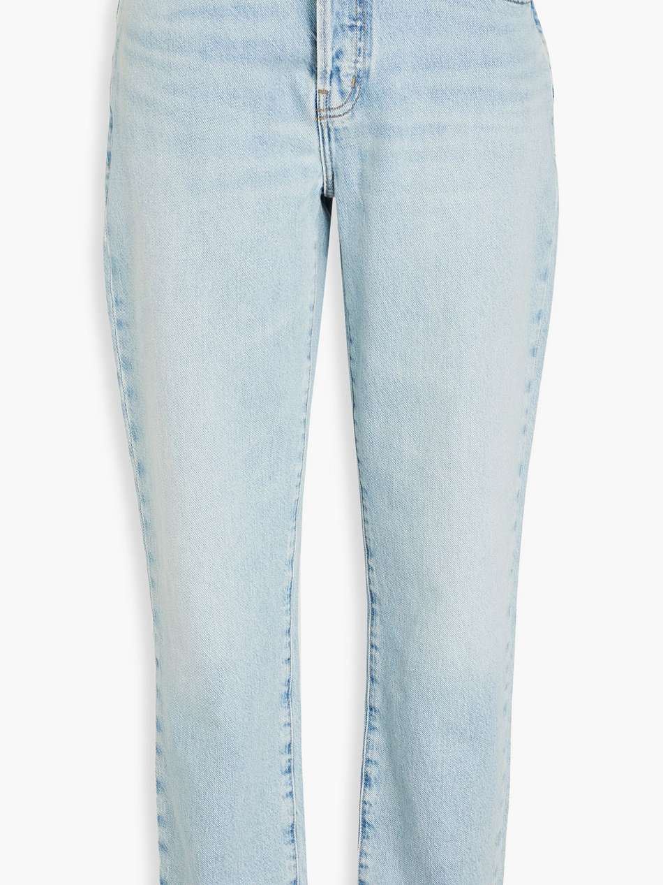 le mec high-rise straight-leg jeans