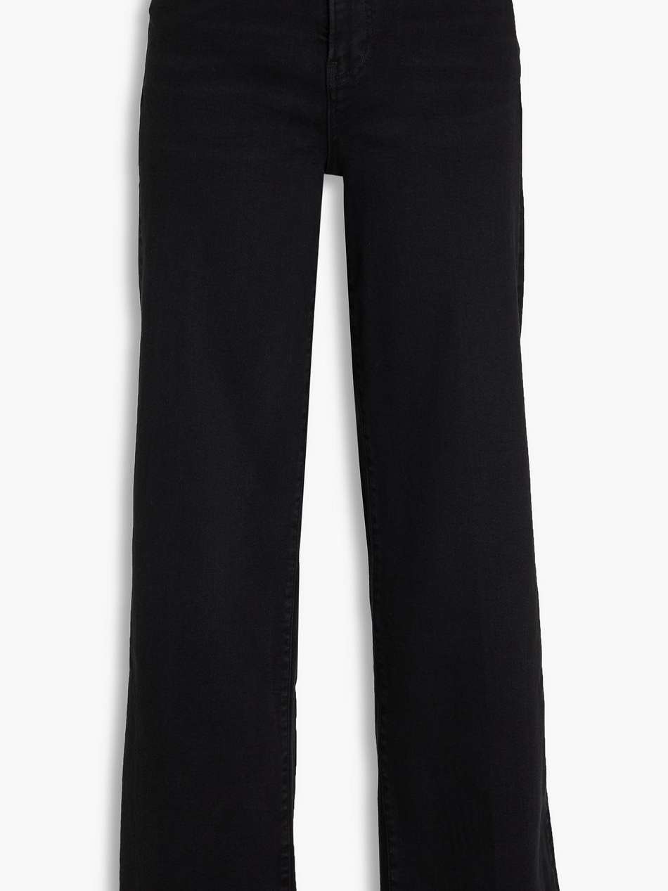 le slim palazzo high-rise wide-leg jeans