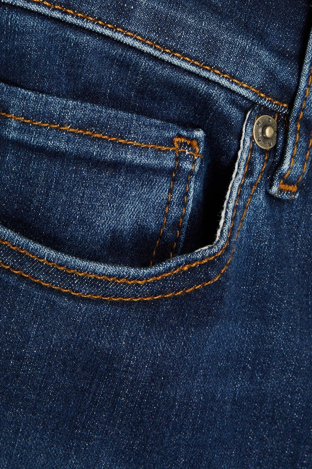 FRAME بنطال جينز بحواف واسعة وخصر عالٍ