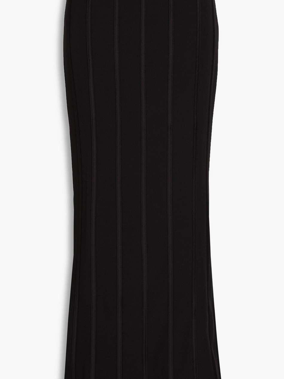 briar crepe maxi pencil skirt