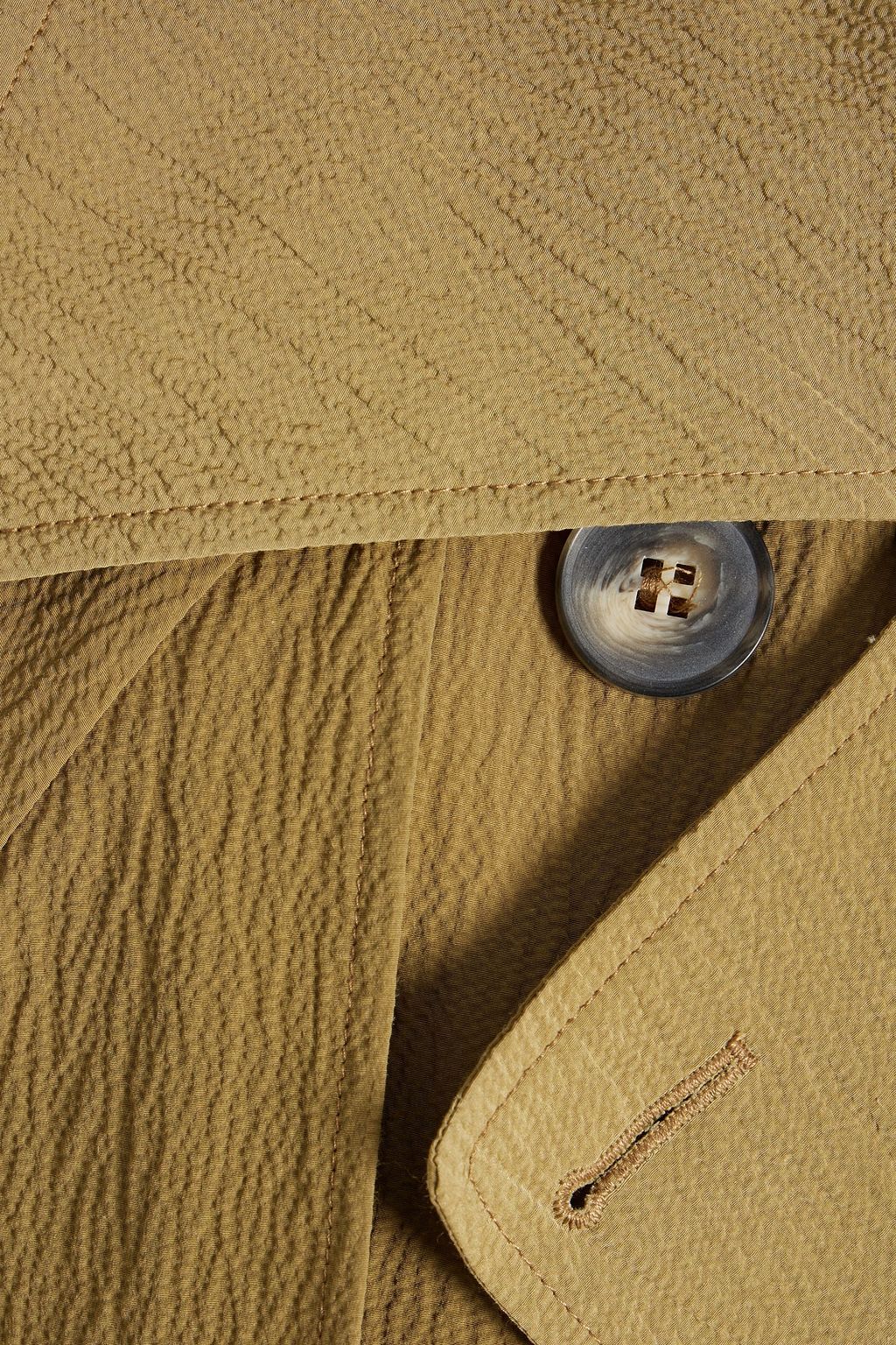 RÓHE Cotton-blend seersucker trench coat