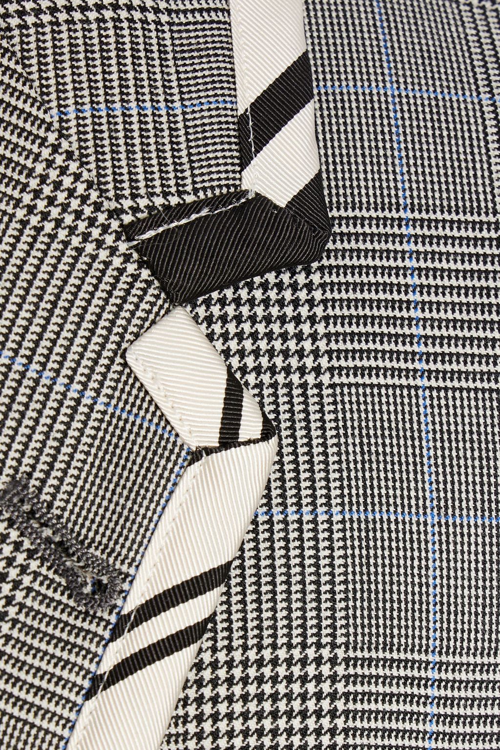 THOM BROWNE Prince of Wales checked wool-tweed coat