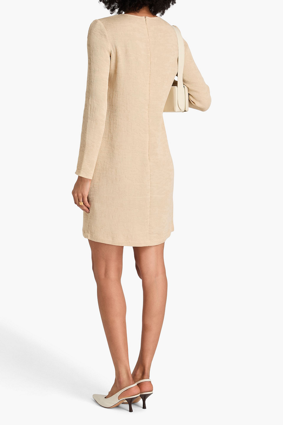  By Malene Birger - Kalima Plissiertes Minikleid Aus Crêpe Aus Einer Ecovero™-mischung - Neutral - De 40 
