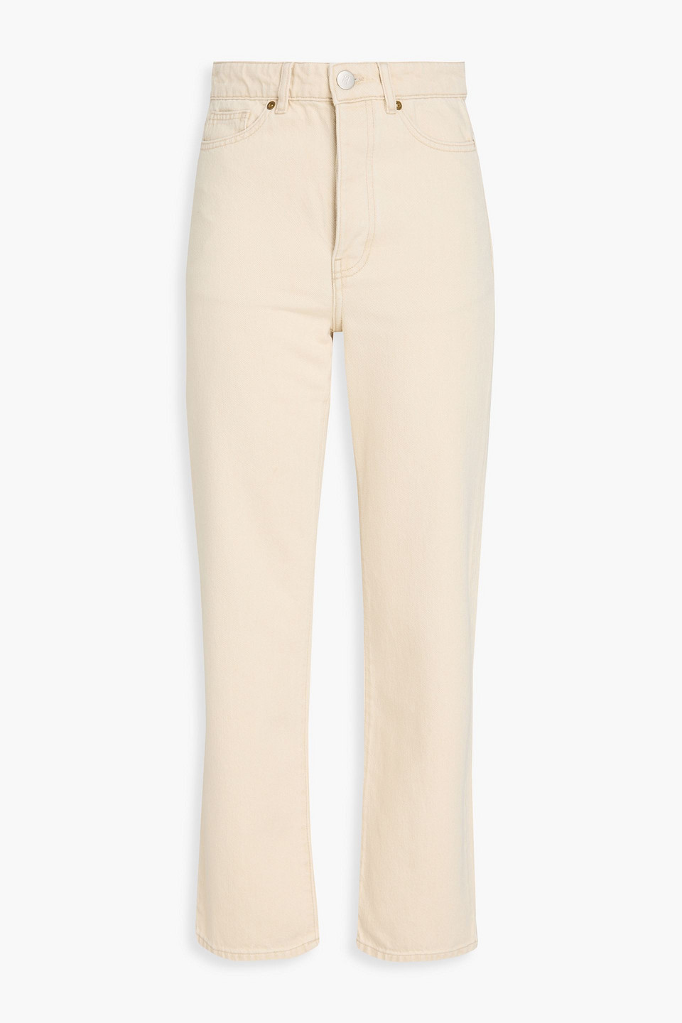 By Malene Birger Milium High-rise Straight-leg Jeans In Beige