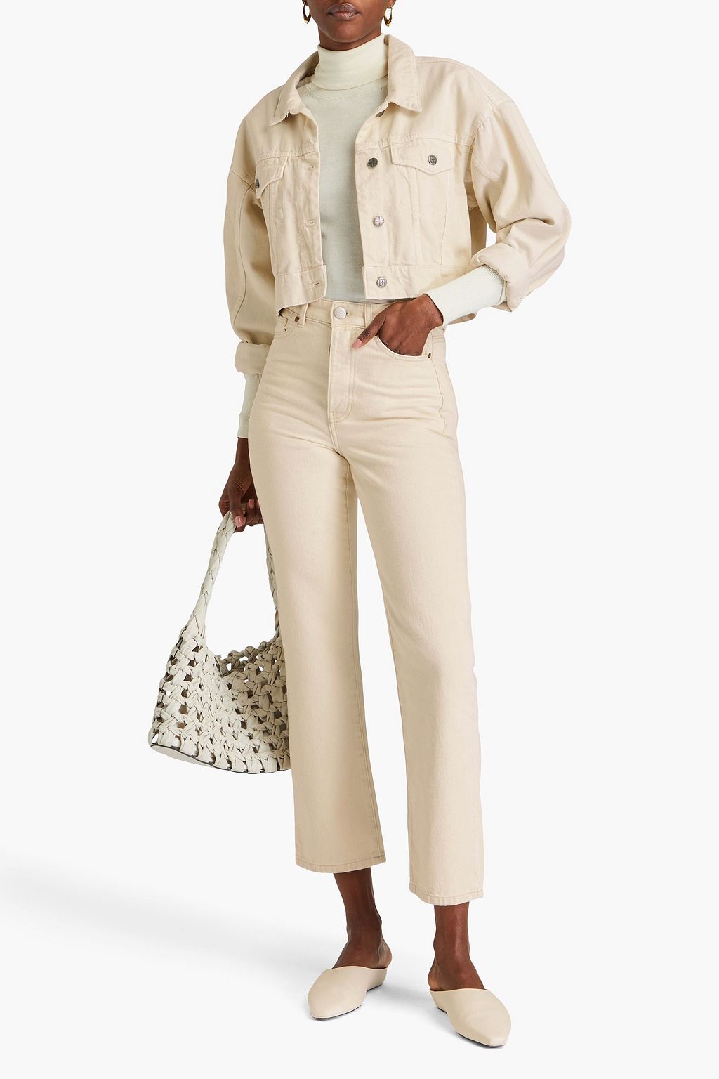 BY MALENE BIRGER جينز "ميليوم" بأرجل مستقيمة وبخصر مرتفع