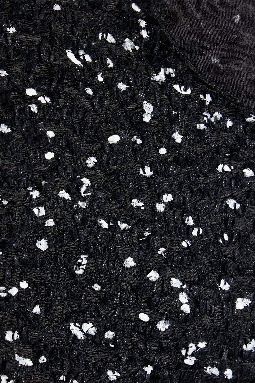 OSCAR DE LA RENTA Cropped fil-coupé jacket