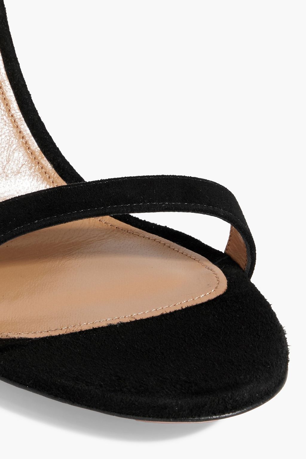 AQUAZZURA Deneuve 105 suede sandals