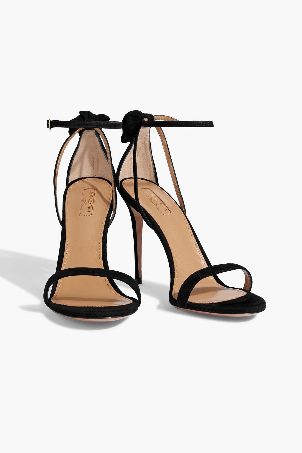 AQUAZZURA Deneuve 105 suede sandals