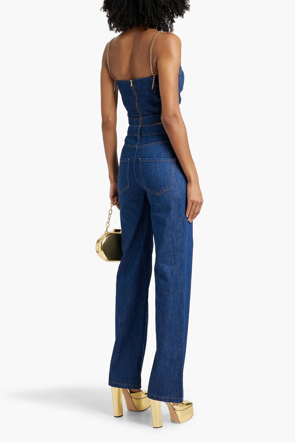 OSCAR DE LA RENTA High-rise straight-leg jeans