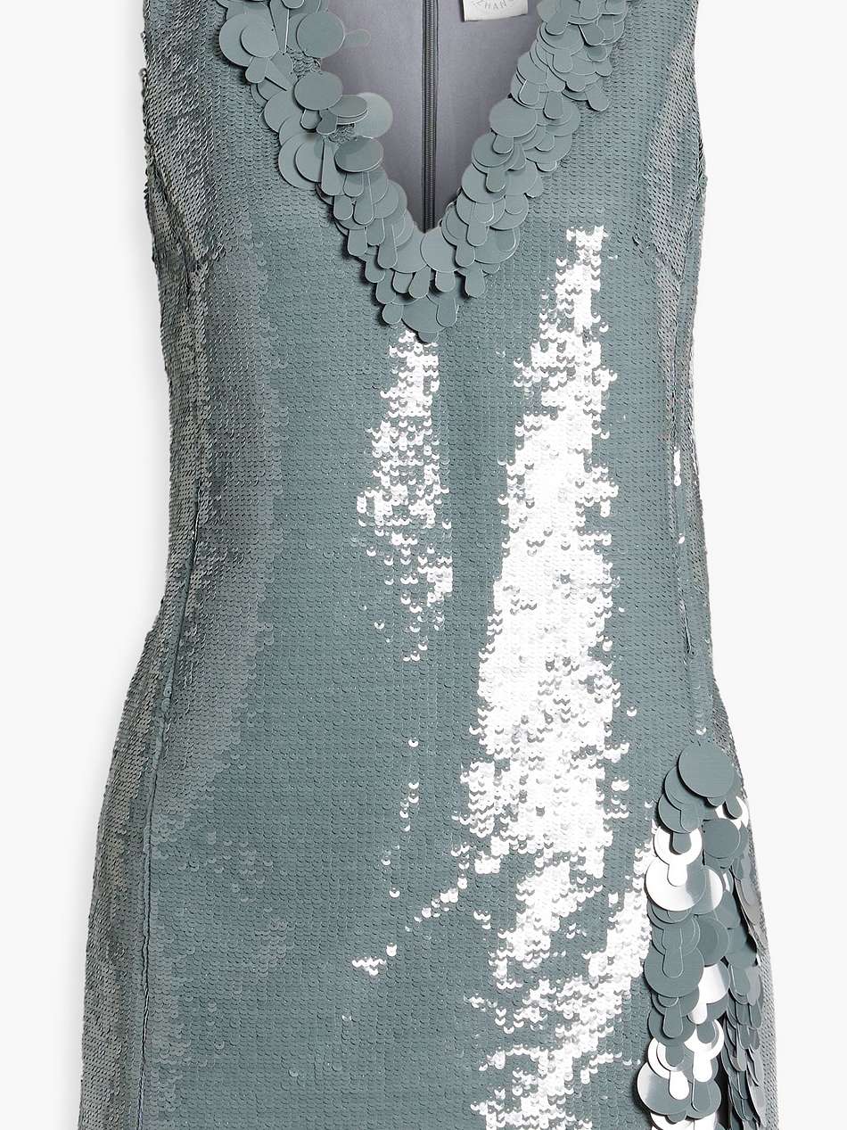 sequined tulle top