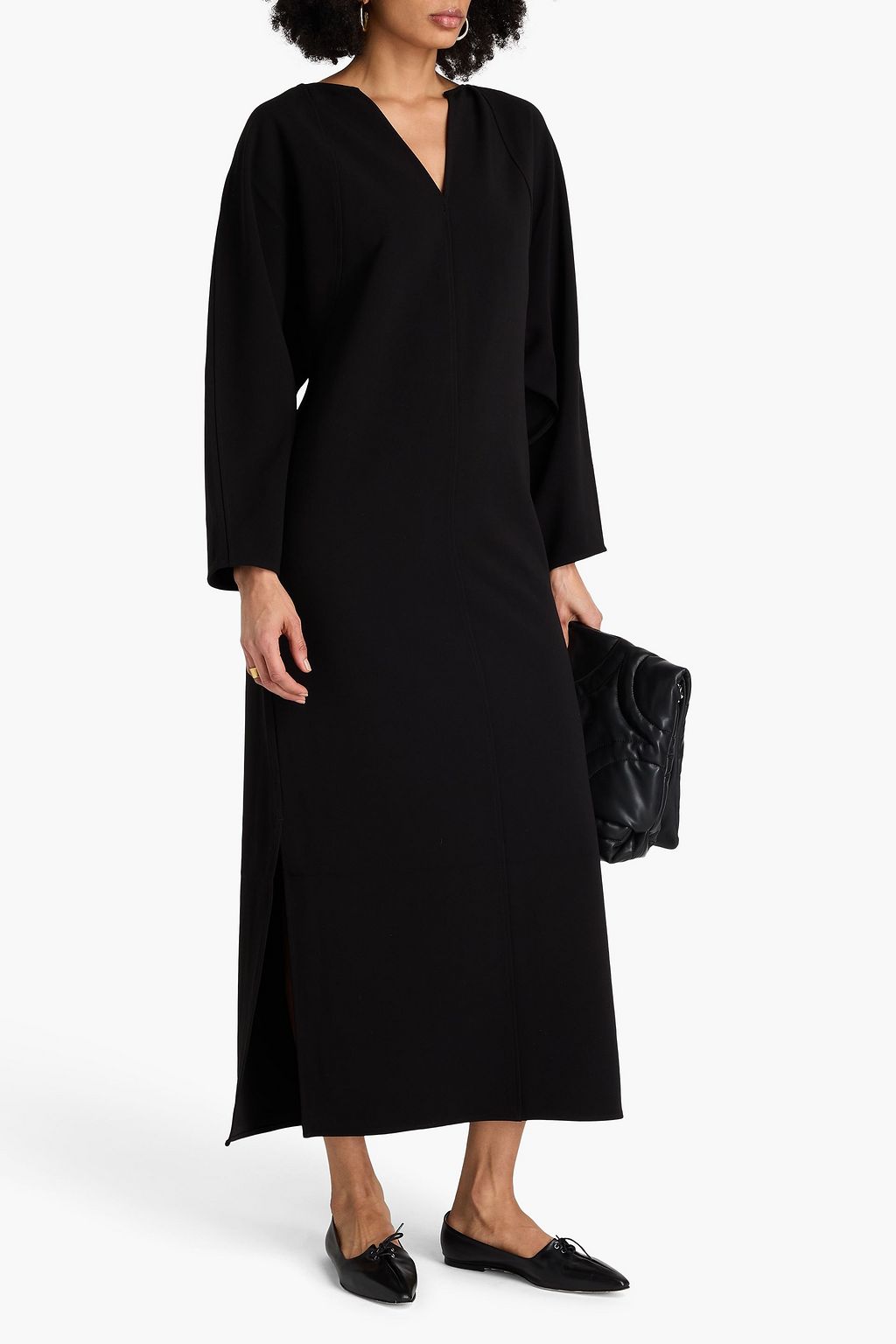 BY MALENE BIRGER فستان "إستل" متوسط الطول من نسيج محبوك