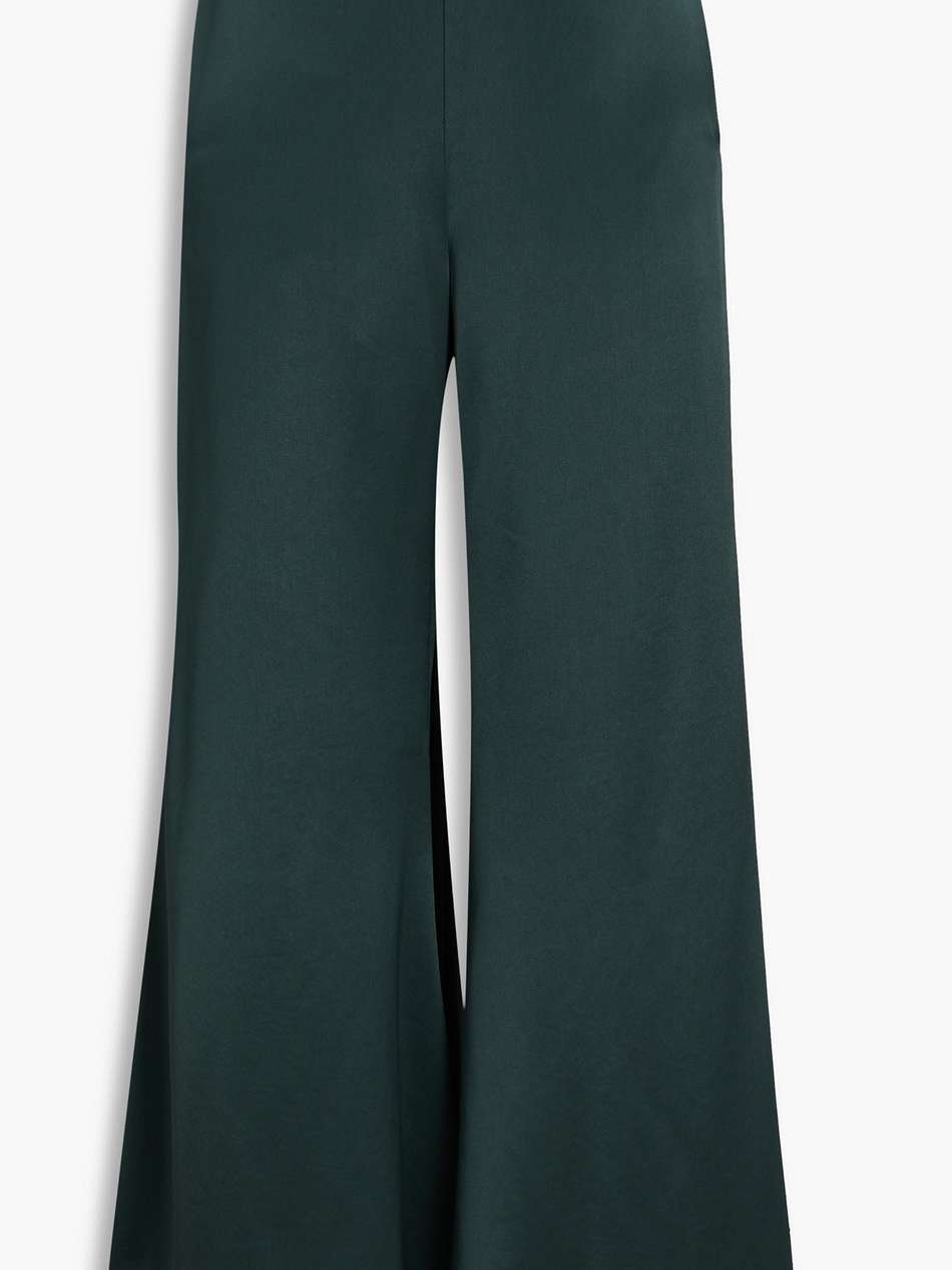 lucee satin flared pants