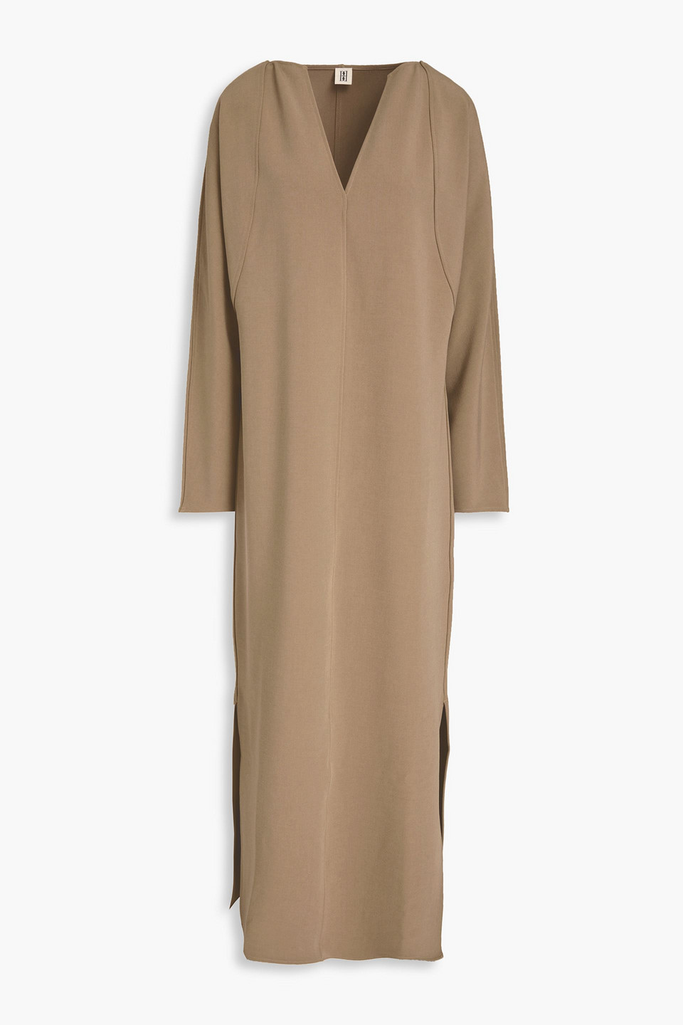 By Malene Birger Estel Woven Midi Dress In Mushroom