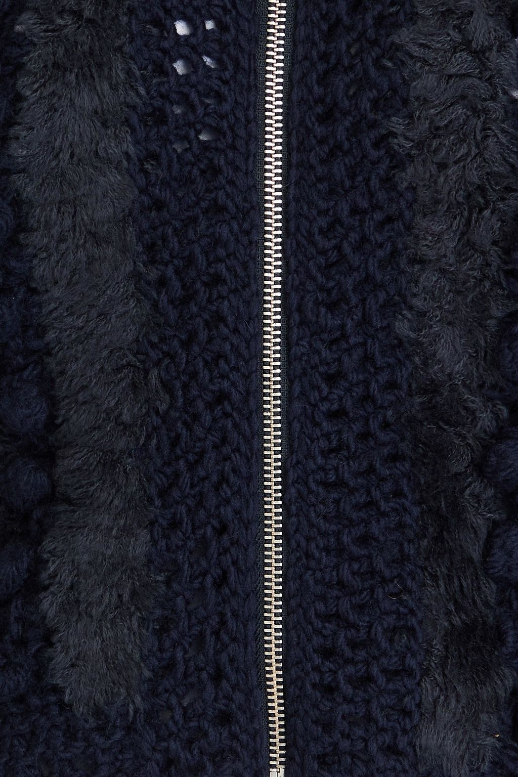 FRAME كارديغان "بوم بوم" من نسيج محبوك بتصميم مزركش