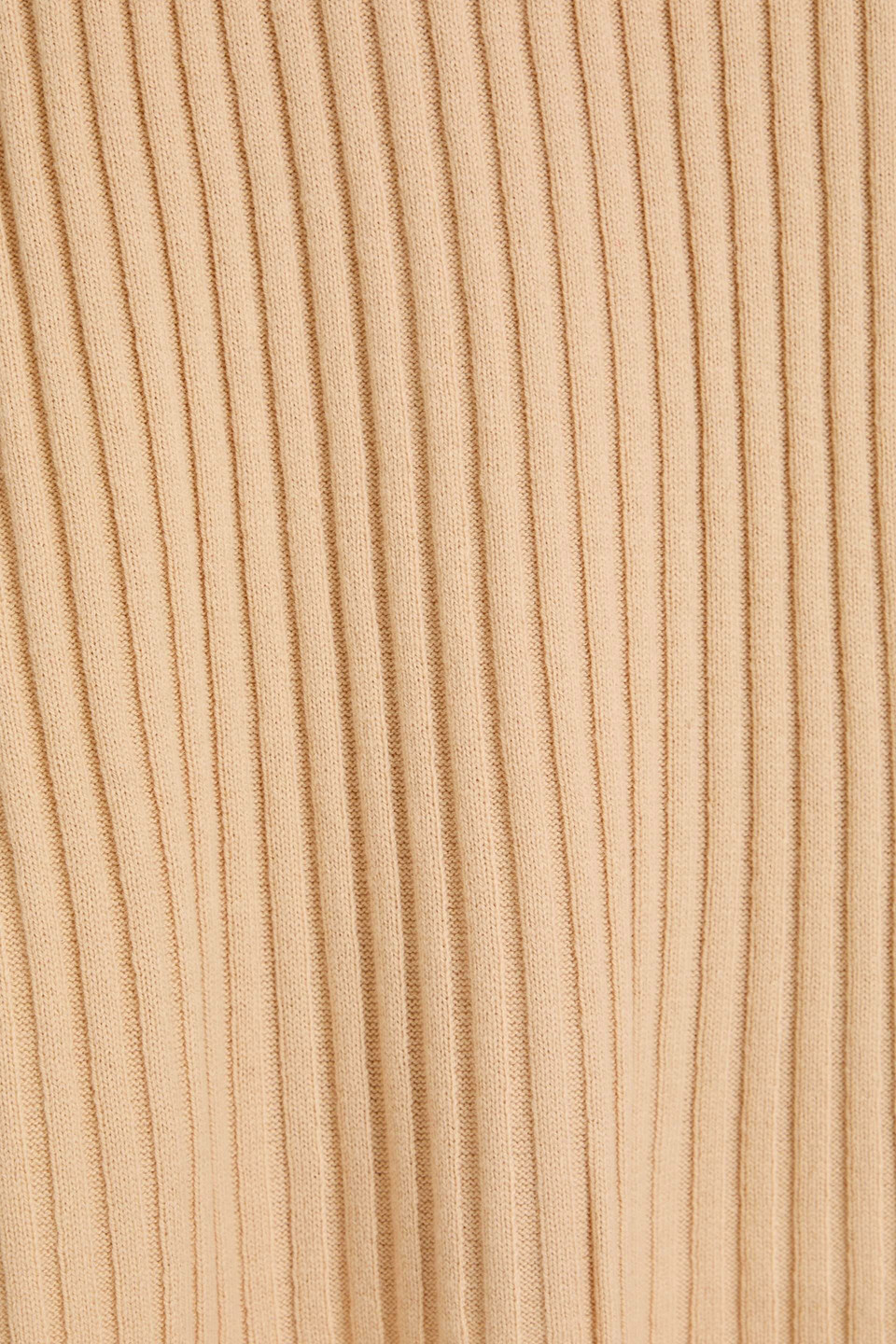 BY MALENE BIRGER CASSILA WRAP-EFFECT RIBBED WOOL MIDI SKIRT