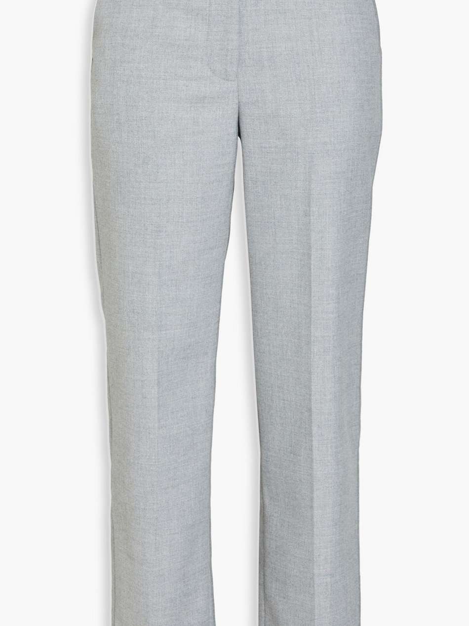 igda tweed straight-leg pants