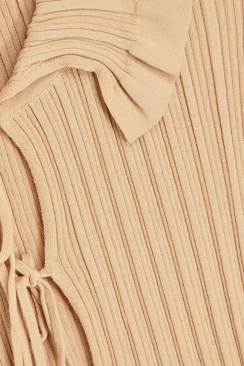 BY MALENE BIRGER كارديغان "ديفورا" من مزيج من القطن المضلّع