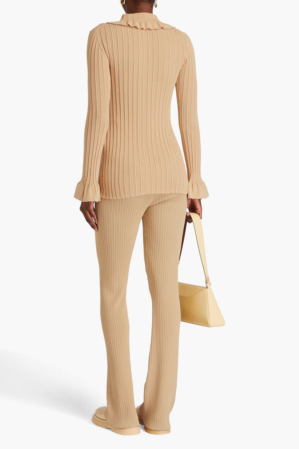 BY MALENE BIRGER كارديغان "ديفورا" من مزيج من القطن المضلّع