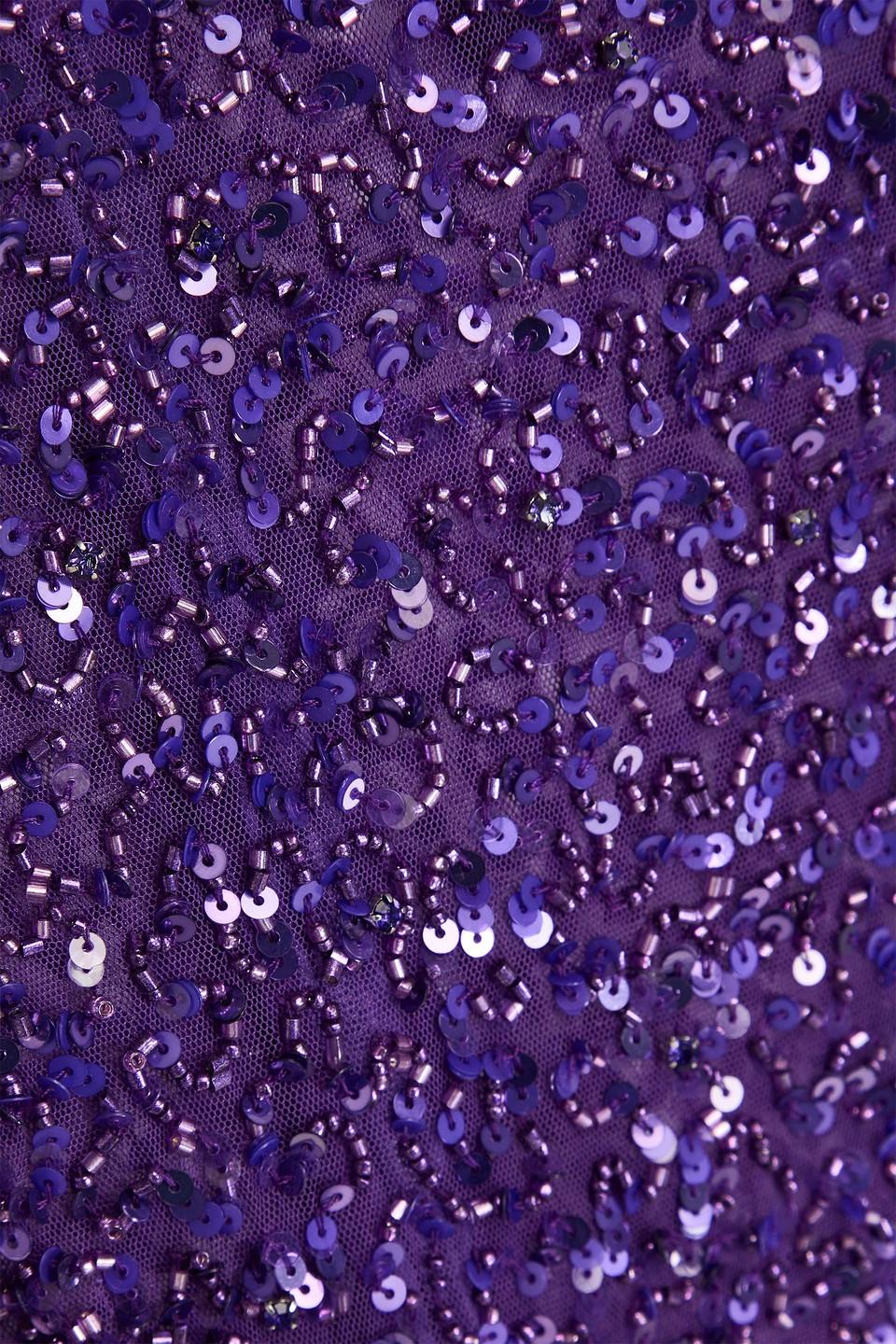 RETROFÉTE EMBELLISHED TULLE HALTERNECK GOWN