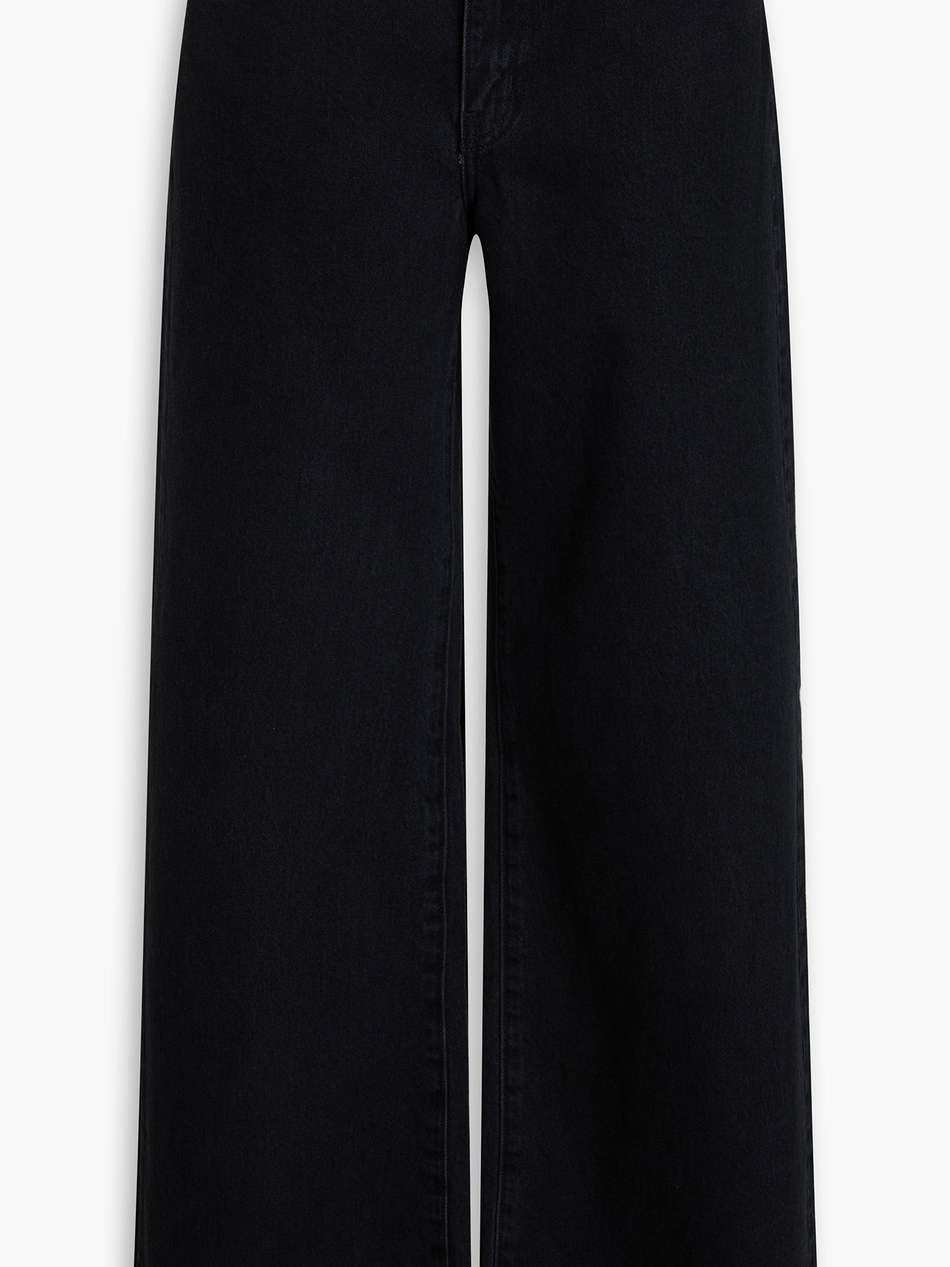 high-rise wide-leg jeans