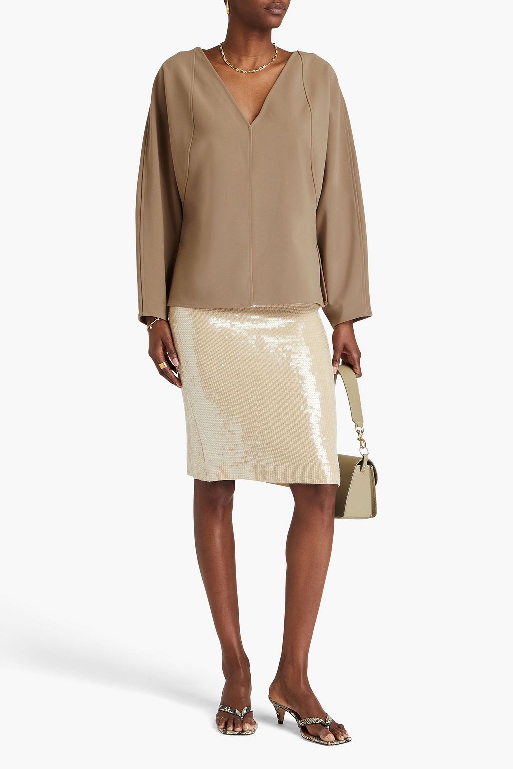 BY MALENE BIRGER بلوزة من الكريب