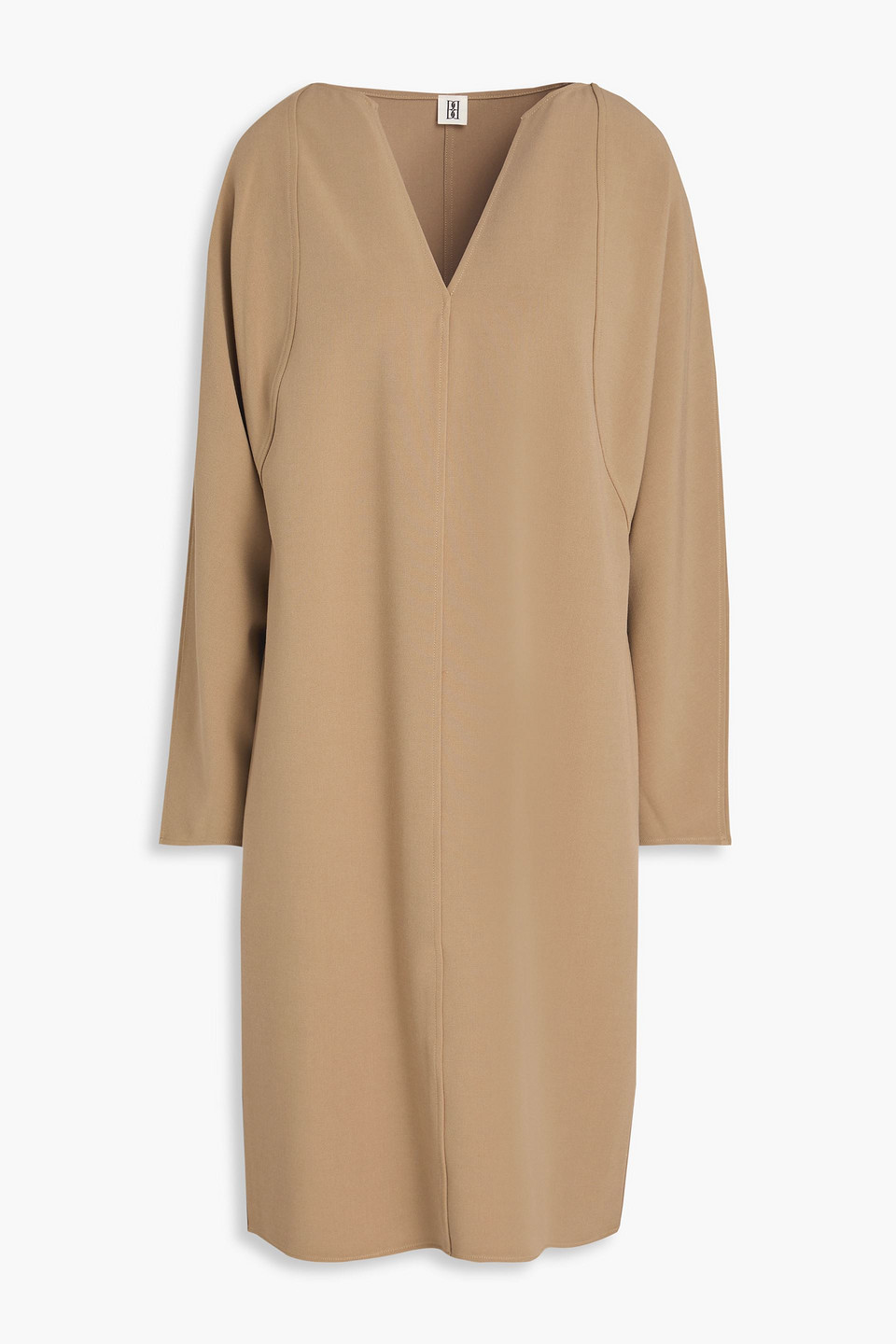 By Malene Birger Elvina Crepe Dress In Mushroom