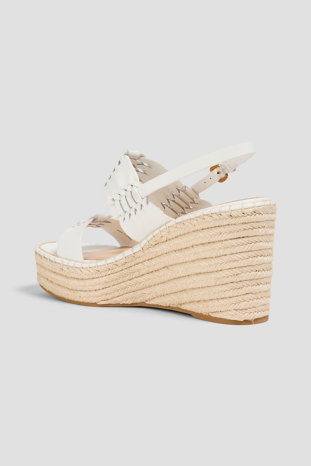 VERONICA BEARD Riya leather espadrille wedge sandals