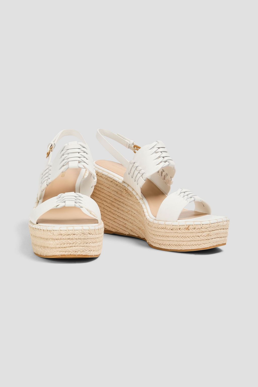 VERONICA BEARD Riya leather espadrille wedge sandals