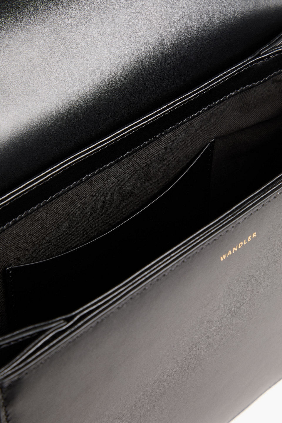 Wandler Oscar Quilted Leather Cross-body Bag In Schwarz