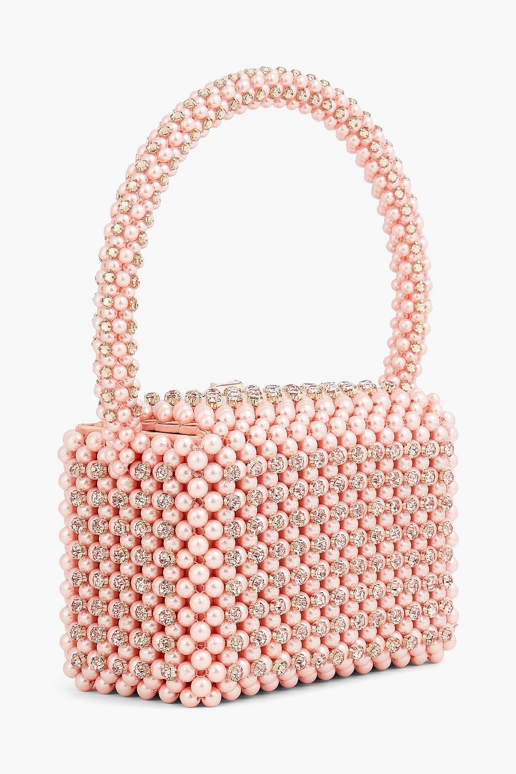 RETROFÊTE Eclipse Pearl embellished satin tote