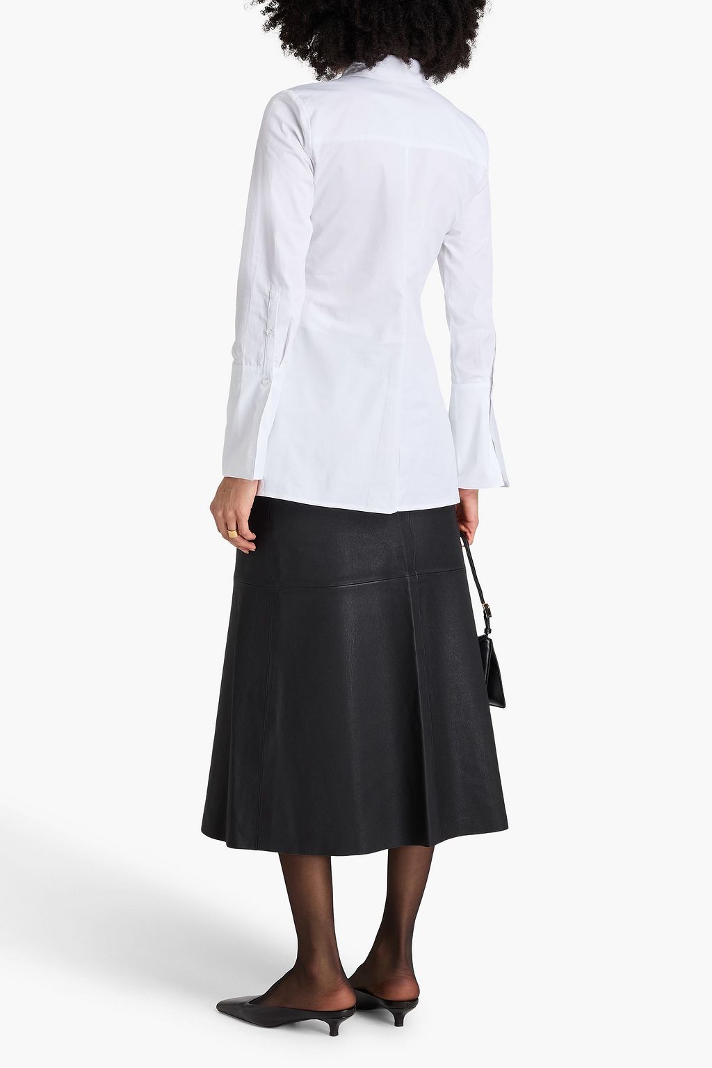 BY MALENE BIRGER قميص "بادانو" من قطن بوبلين