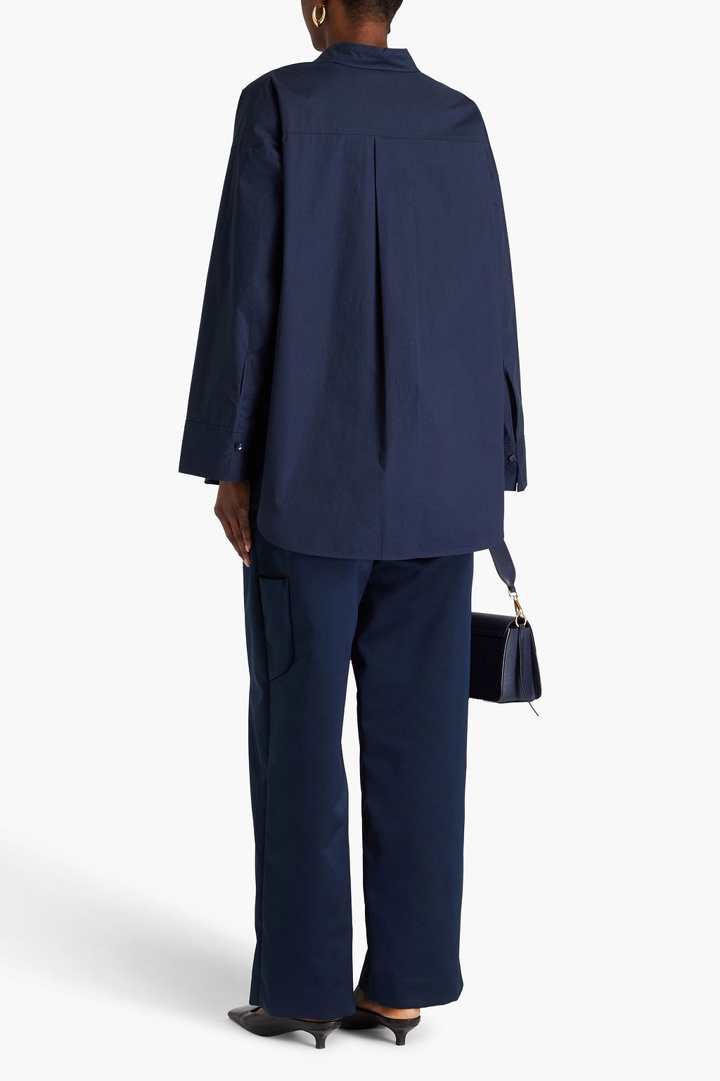 BY MALENE BIRGER Derris oversized cotton-poplin shirt