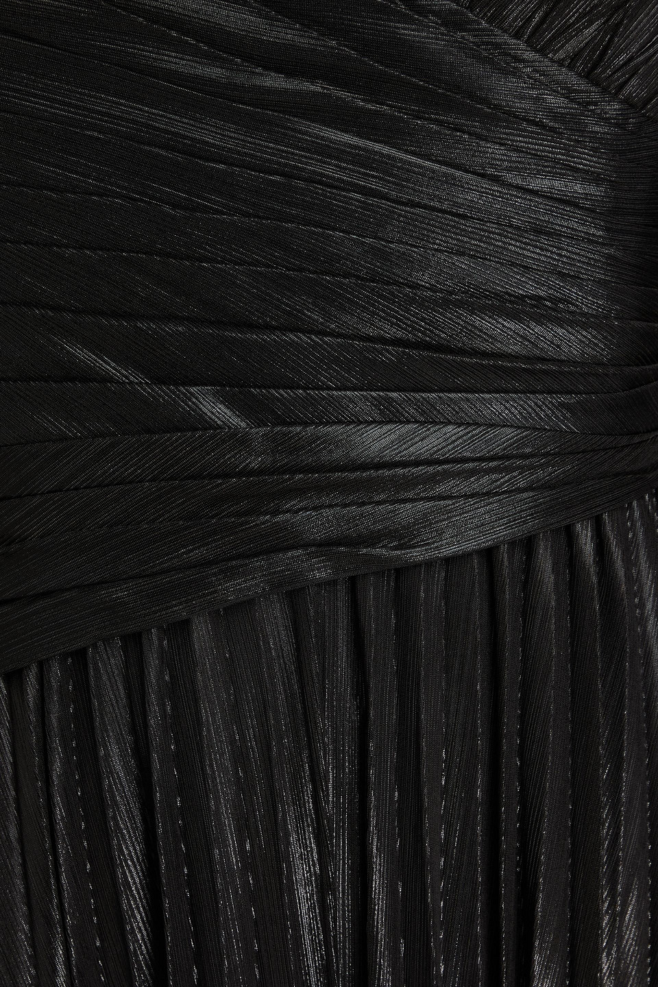 Retroféte Kaiser Metallic Strapless A-line Mini Dress In Black