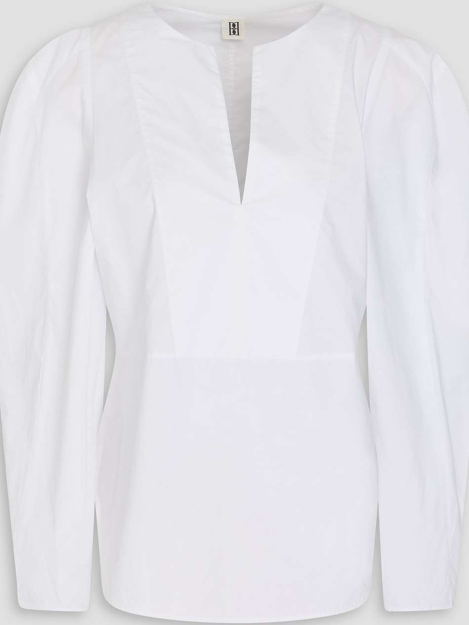 emely cotton-poplin blouse