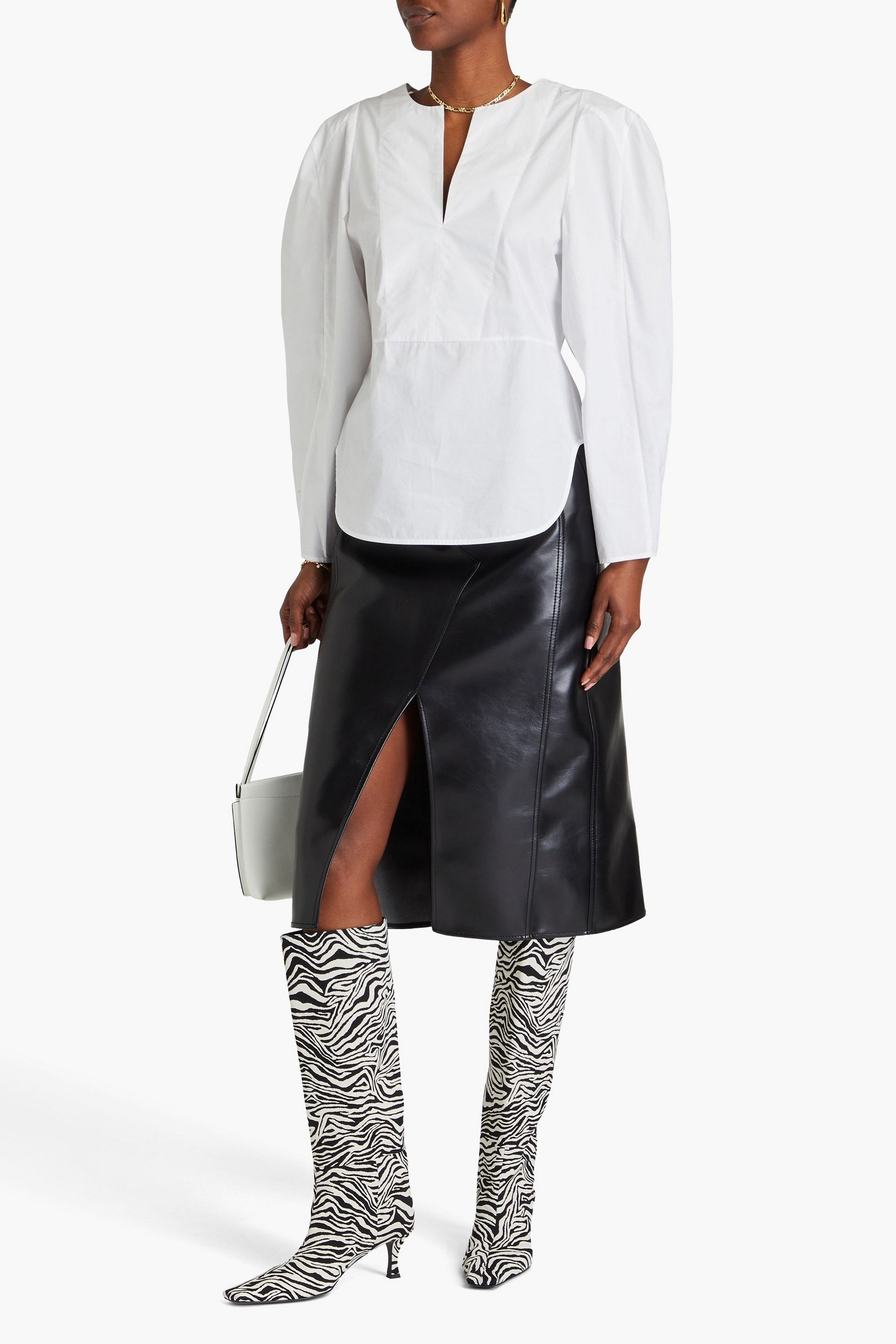 By Malene Birger Emely cotton-poplin blouse