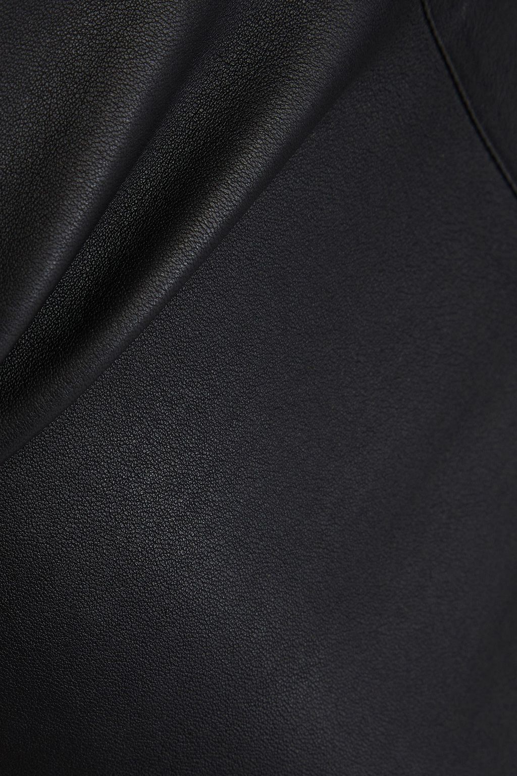 BY MALENE BIRGER بنطلون بقصة واسعة من الأسفل من الجلد