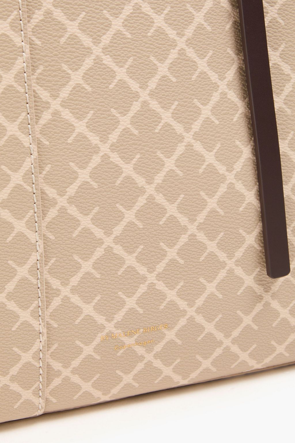 BY MALENE BIRGER Abi printed faux leather tote