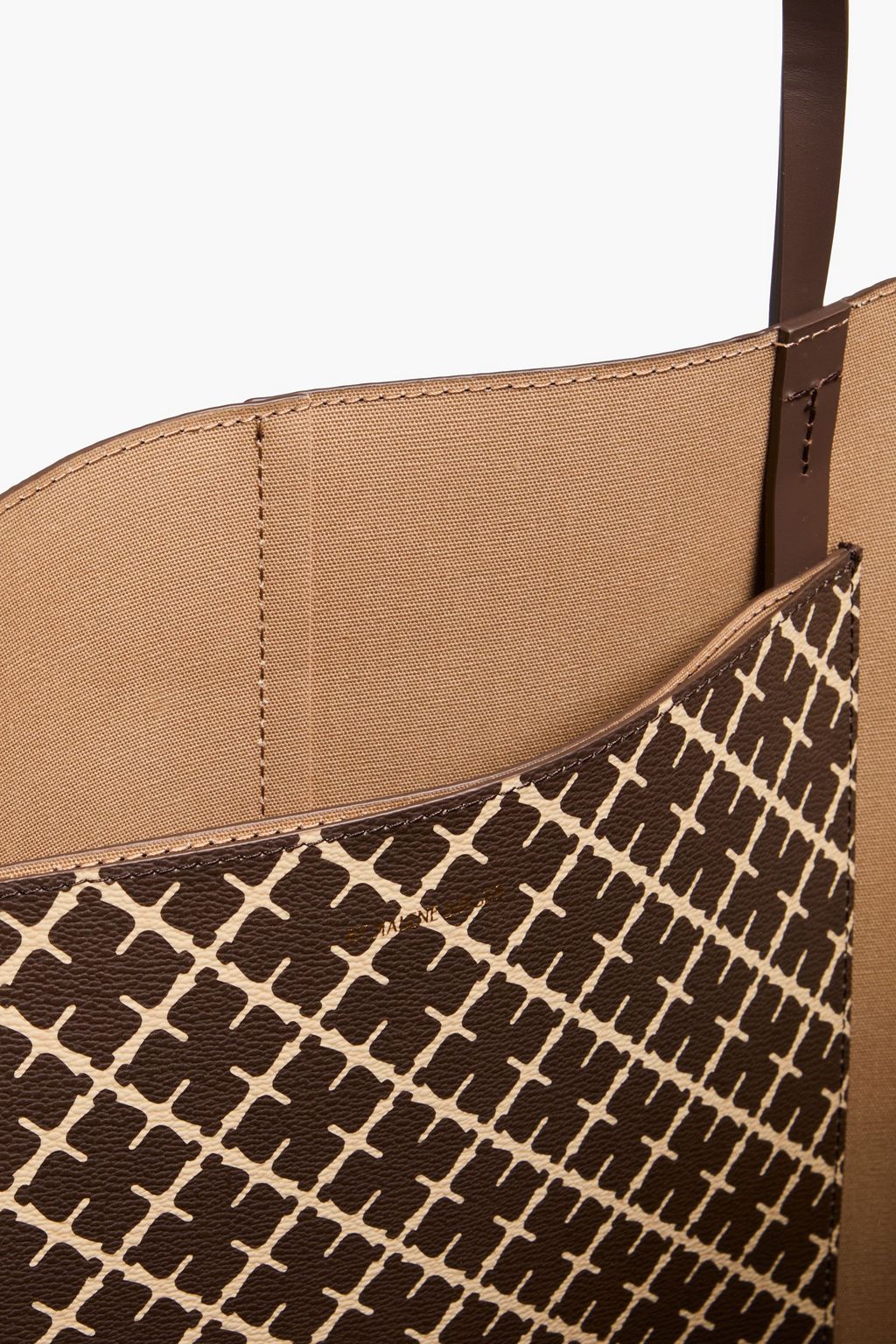 BY MALENE BIRGER Abrille printed faux leather tote