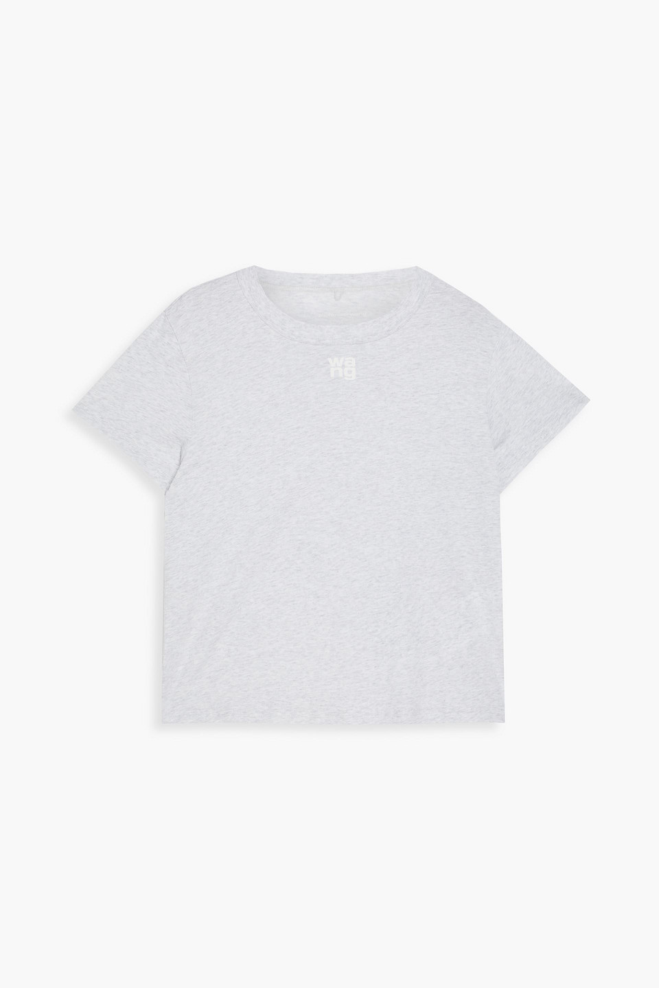 Alexander Wang T Alexander Wang White Cotton T-shirt In Hellgrau