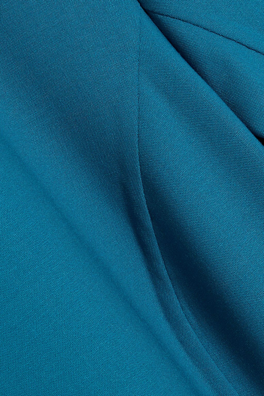 OSCAR DE LA RENTA Flared wool-blend dress
