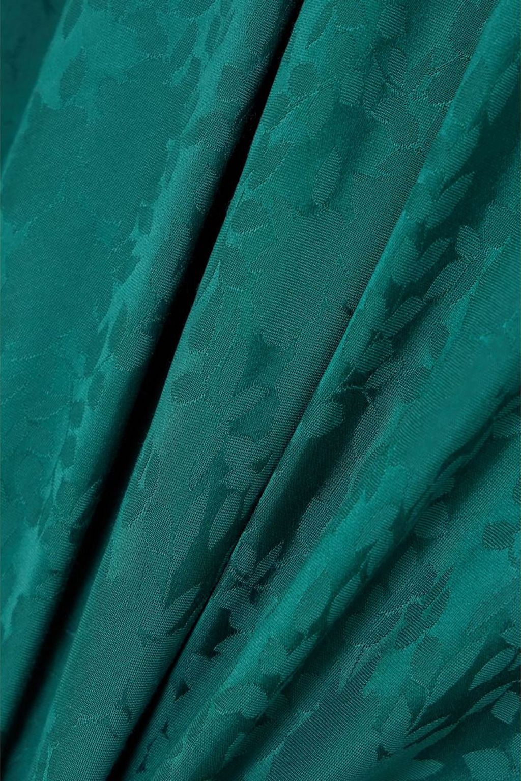 RIXO Zadie satin-jacquard midi dress