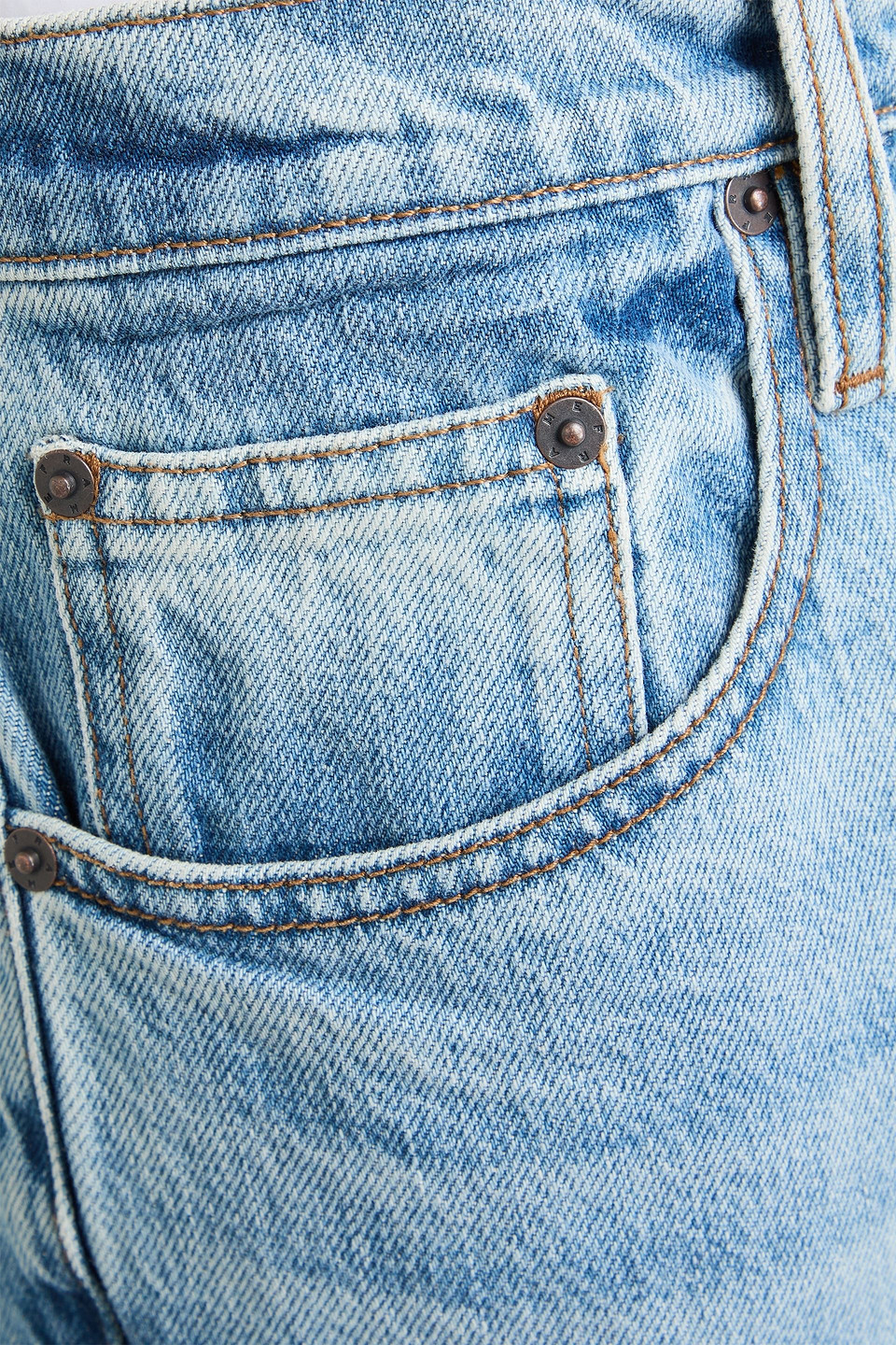 FRAME LE SLOUCHY LOW-RISE STRAIGHT-LEG JEANS
