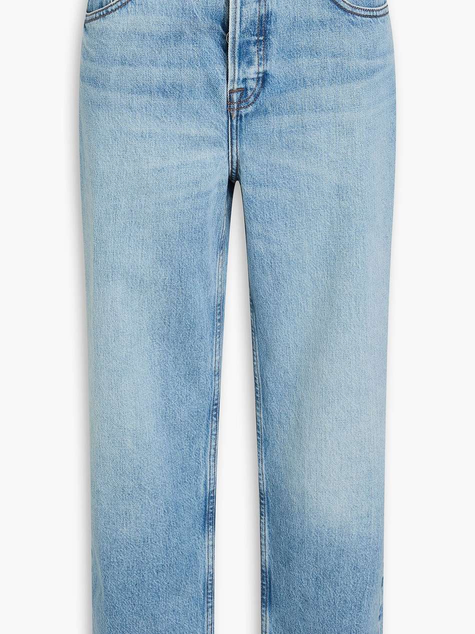 le slouchy low-rise straight-leg jeans