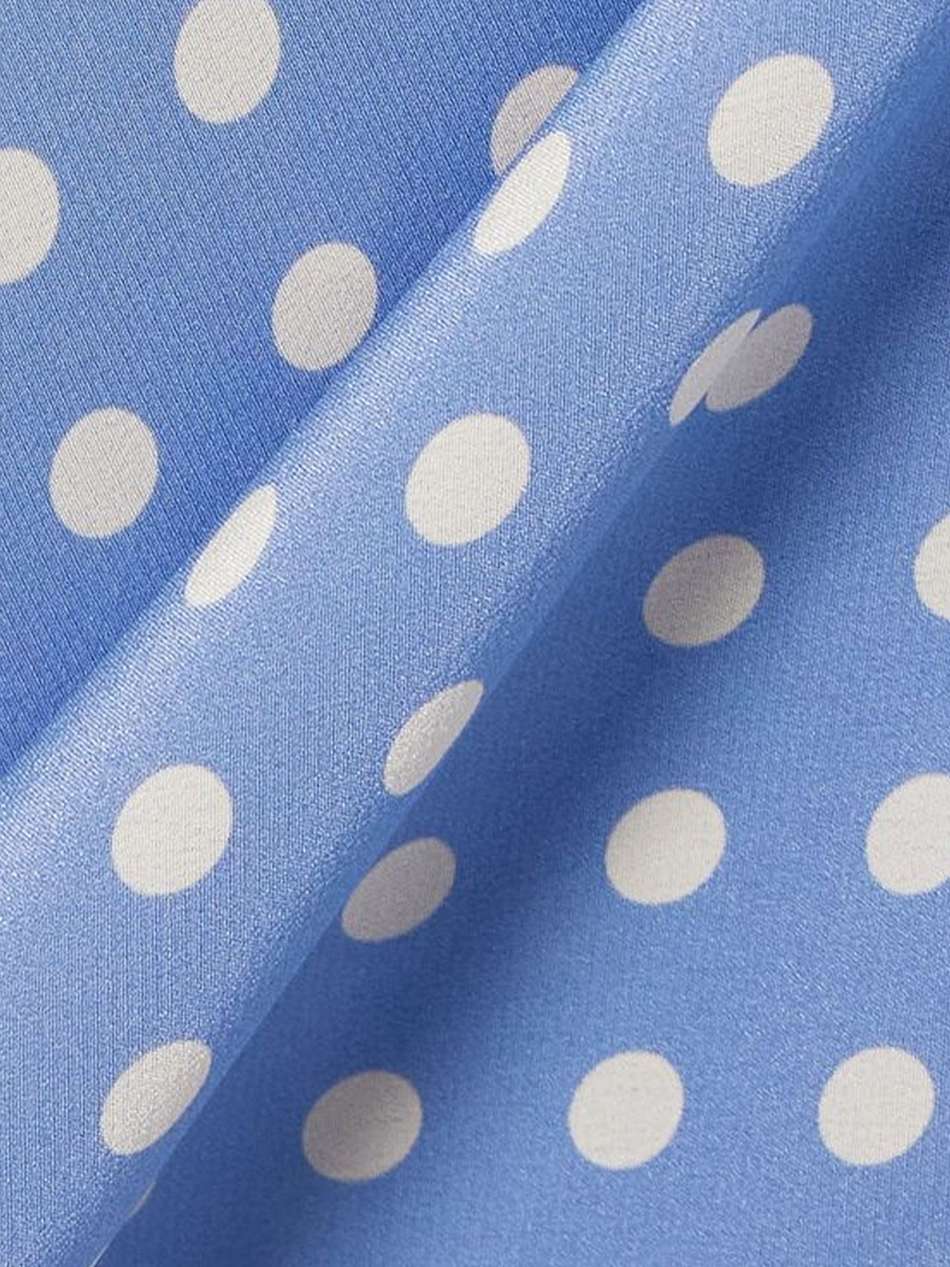 hebe polka-dot silk mini dress