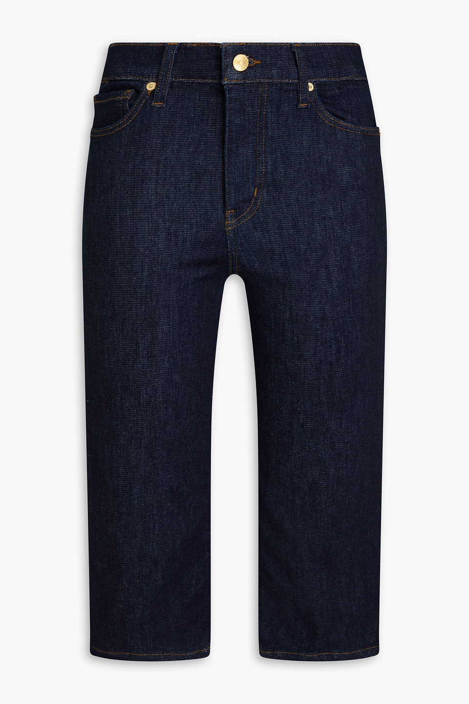 Frame High-rise Kick-flare Jeans In Blue