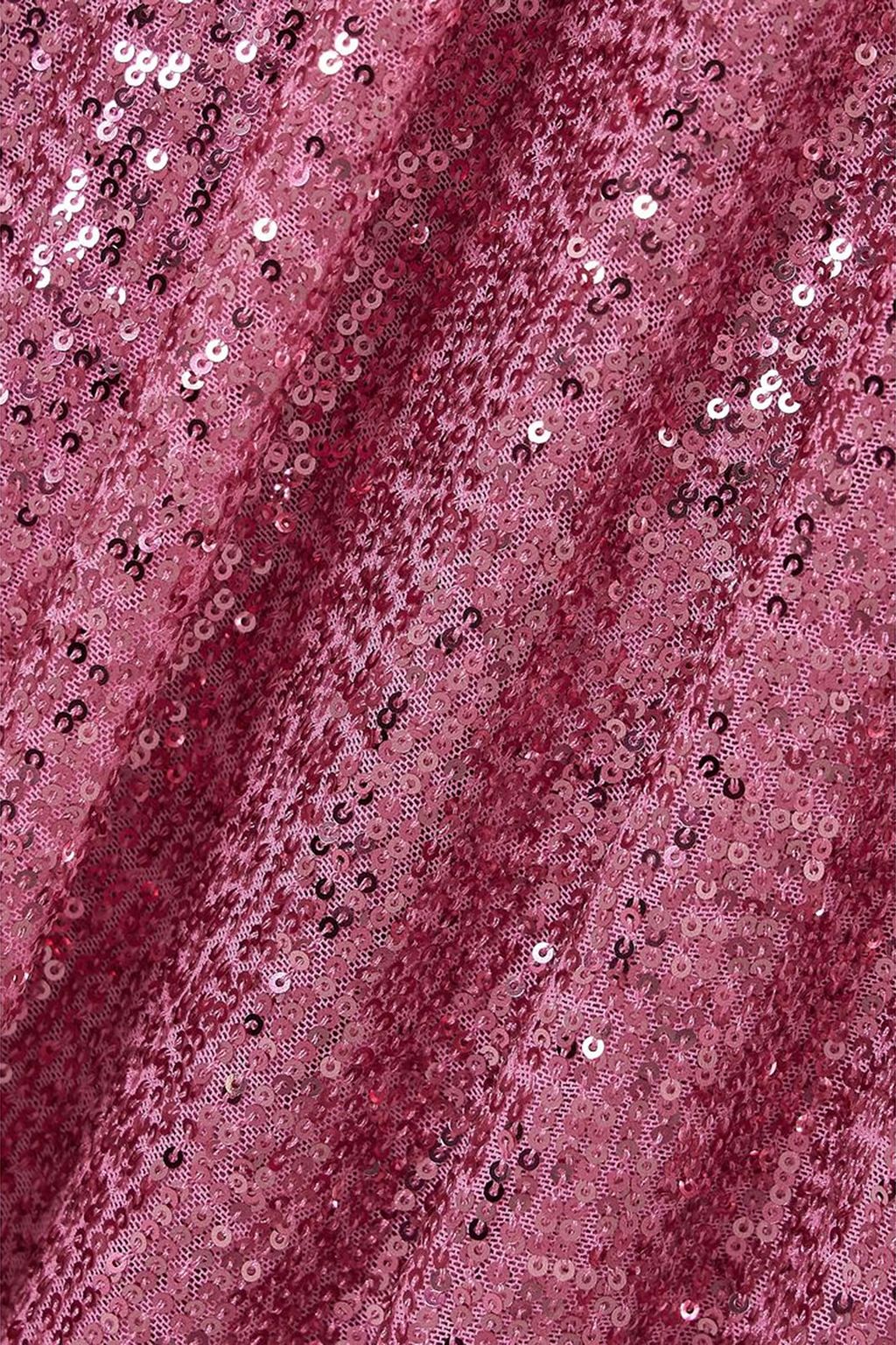 RIXO Cerise gathered sequined stretch-tulle midi dress
